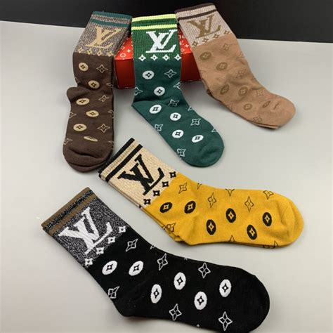 lv dress socks|louis vuitton socks for women.